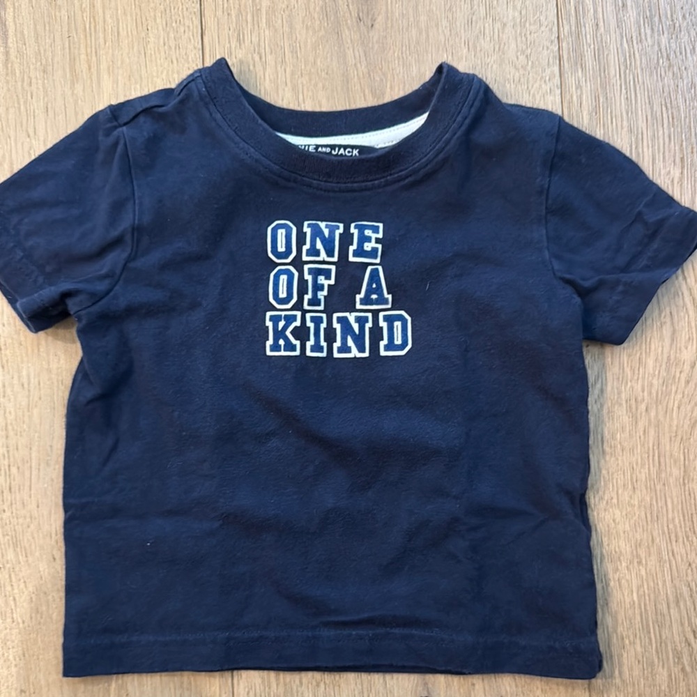 Janie and Jack Navy Blue Graphic Tee - One of a Kind